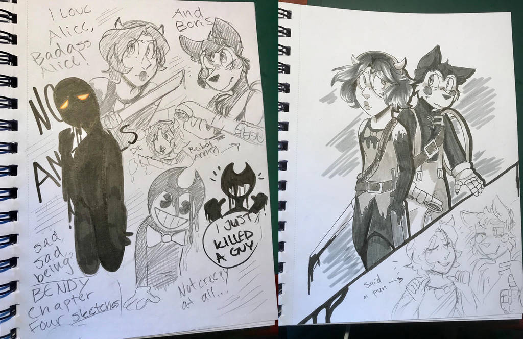 CHAPTER FOUR DRAWINGS/SKETCHES by ljungbergmadde on DeviantArt