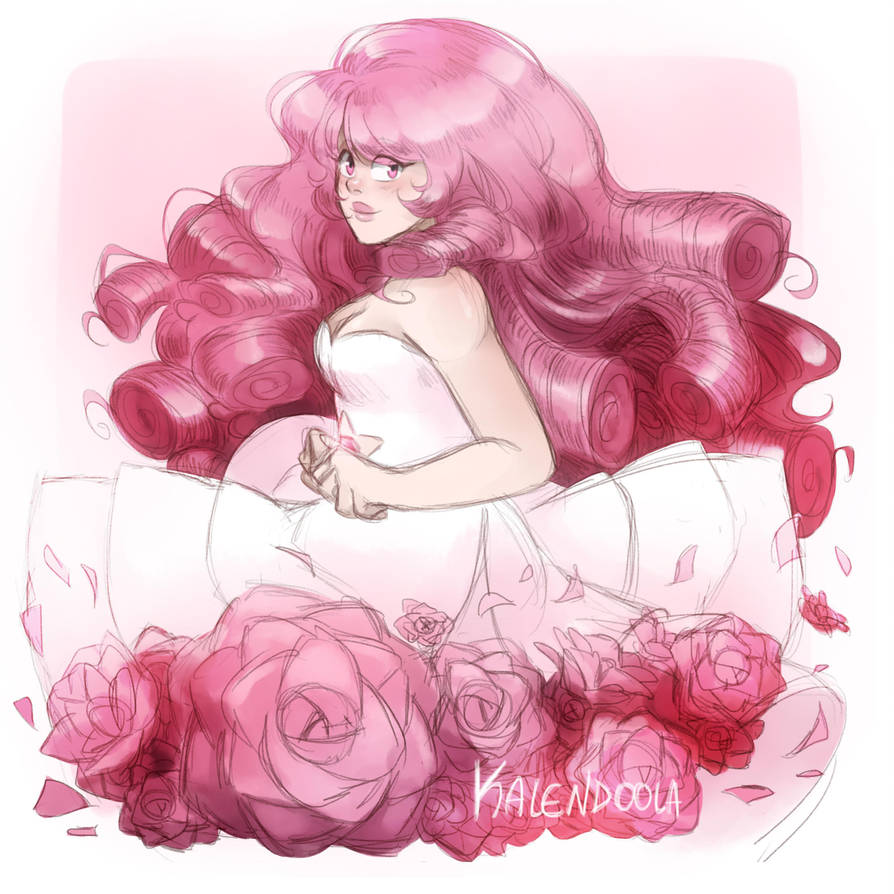 This was supposed to be a simple sketch but then my hand slipped. Sorry for the roses but I can't draw flowers