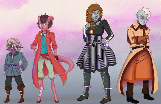 RPG characters! by Sealestial