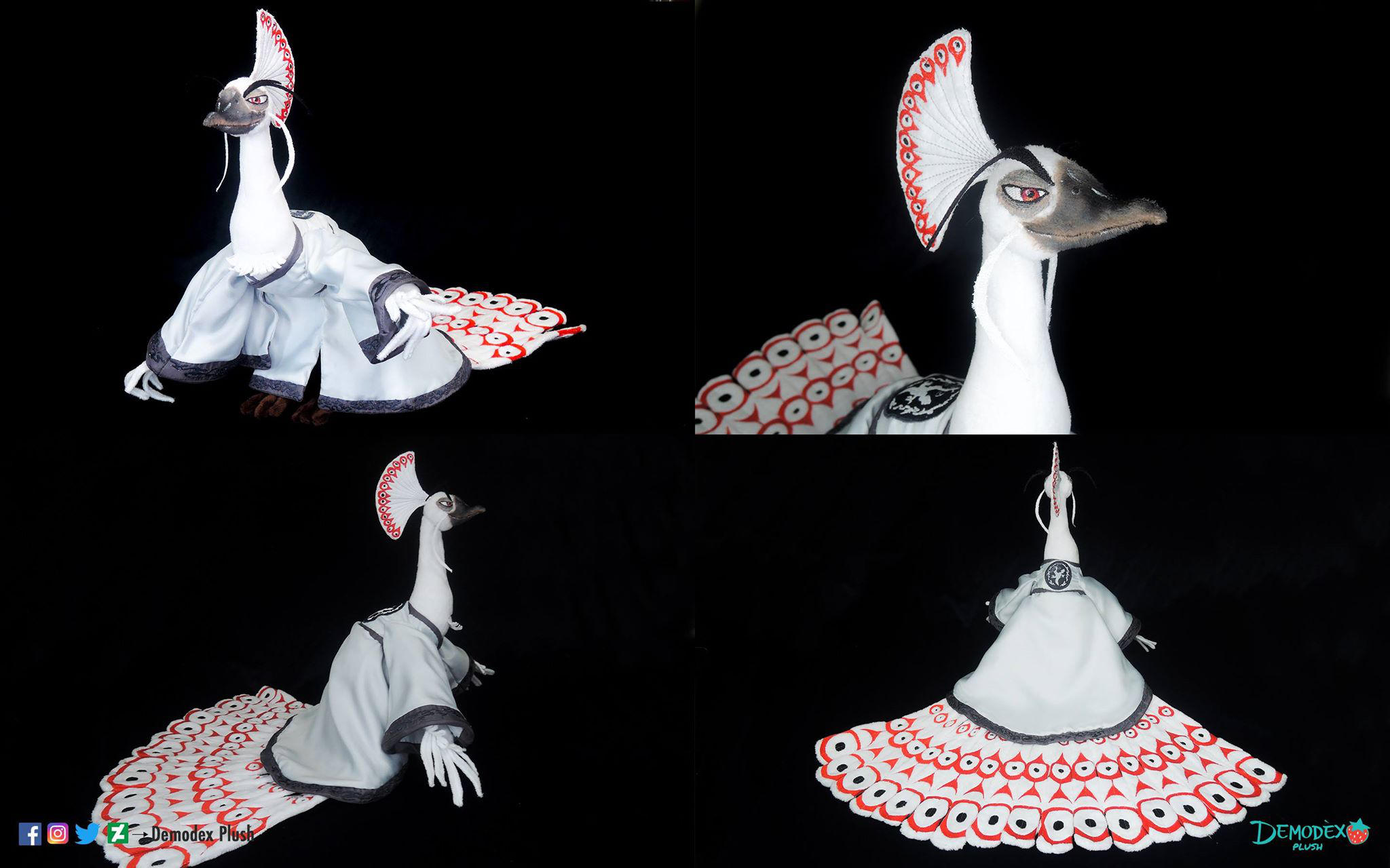 Lord Shen Plush by DemodexPlush