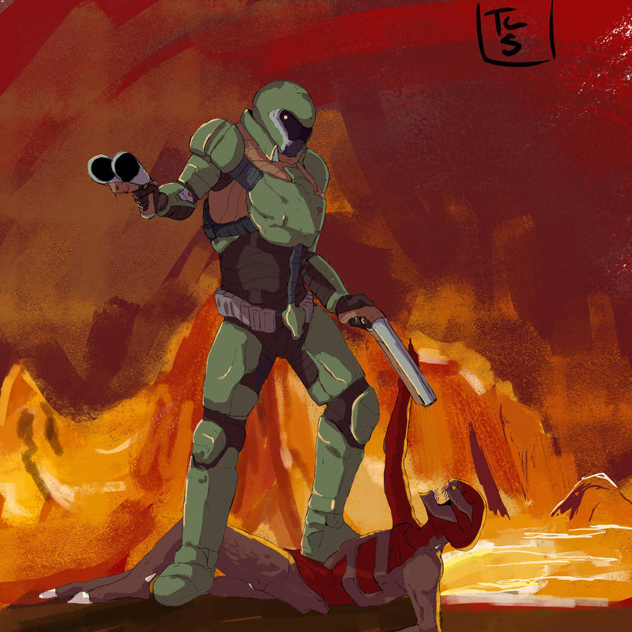 Doom Fan Art by TheLegendarySquiznit on DeviantArt