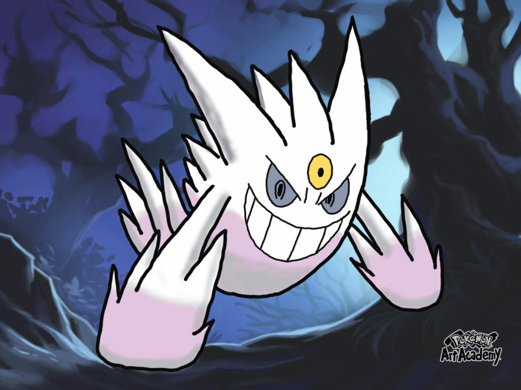 Shiny mega gengar by flainfan on deviantart
