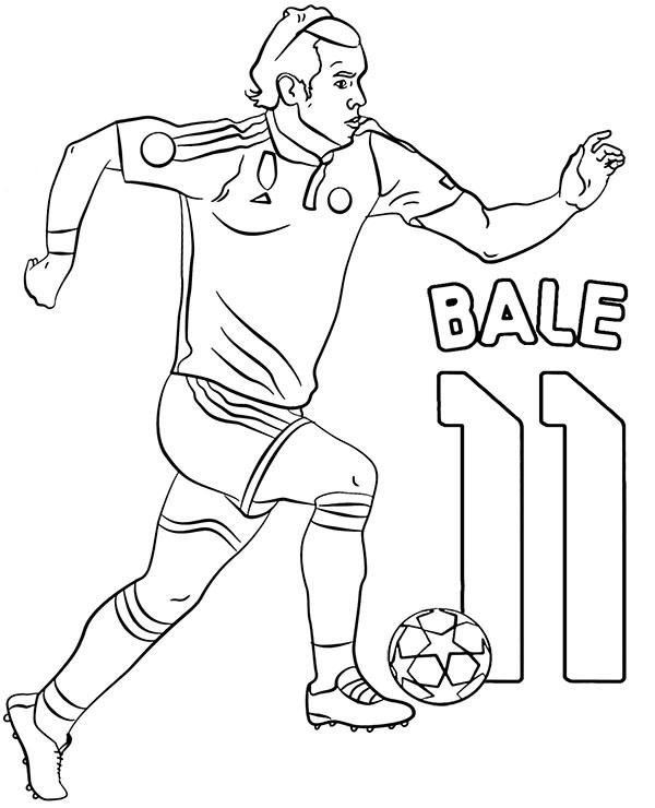 Download Pilkarz Gareth Bale malowanka by E-kolorowanki on DeviantArt