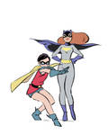 Batgirl and Robin by readtoher