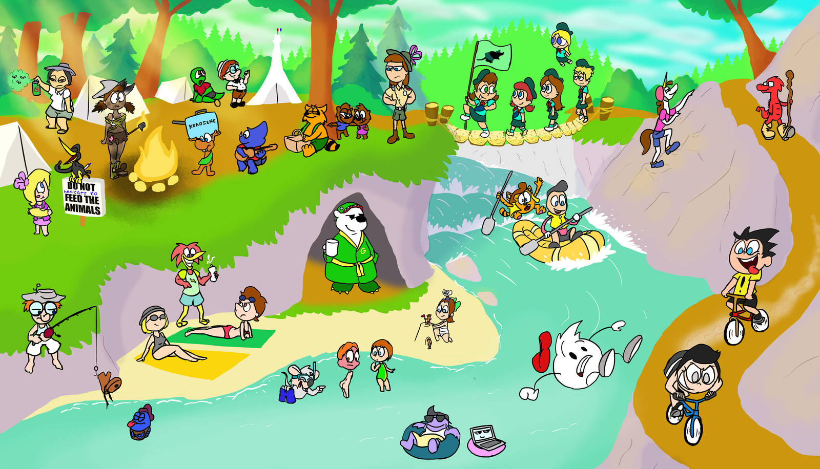 Campy Happers by EarthVStheDerek