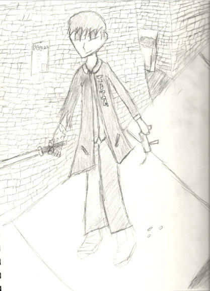 Drawing of one of my OC's by Ninjaboy56