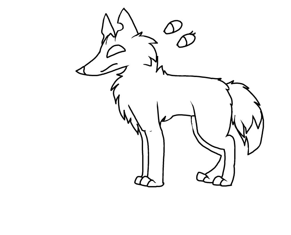 Animaljam Arctic Wolf Base By Teabvg On Deviantart