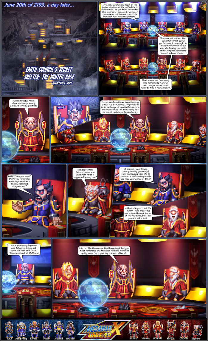 MMX:U49 - S1Ch1: Earth's Army (Page 1) (New ver.) by IrregularSaturn