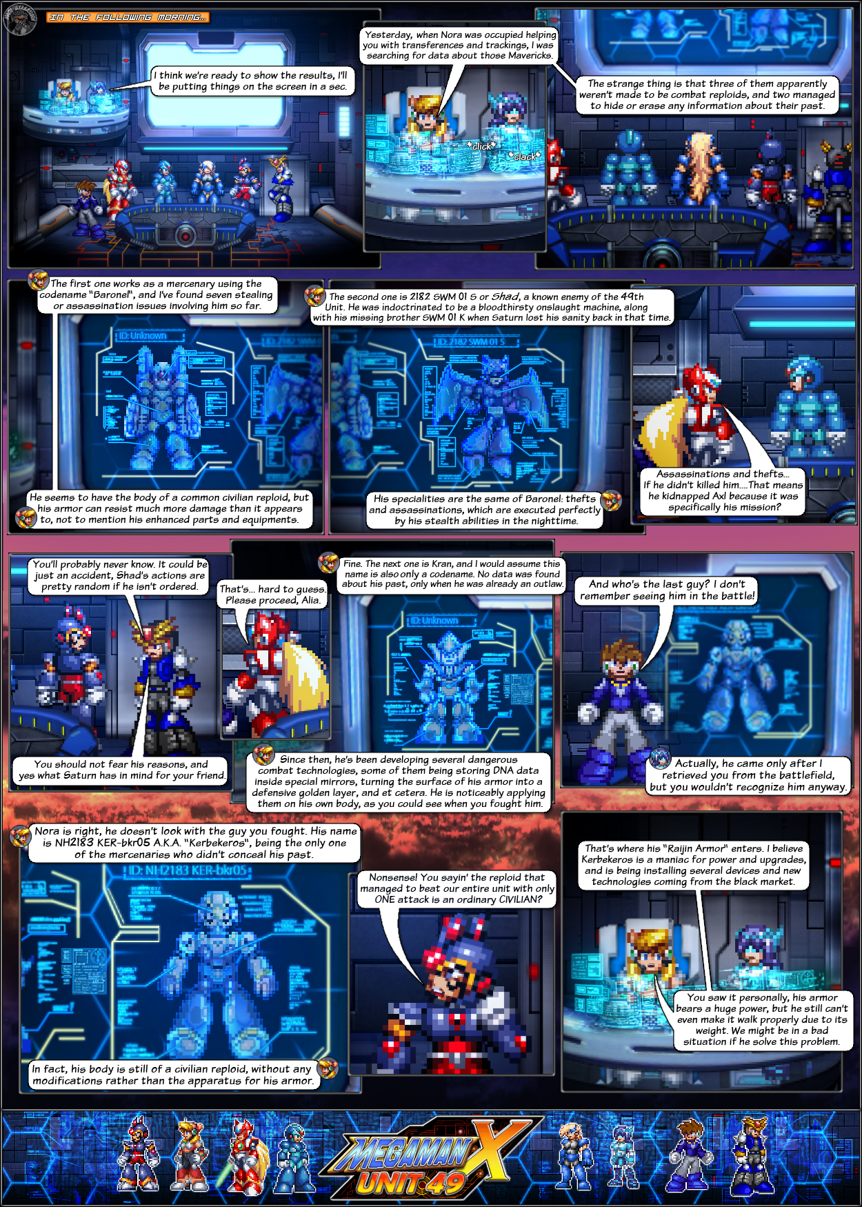 MMX:U49 - S1Ch7: Briefing (Page 1) by IrregularSaturn