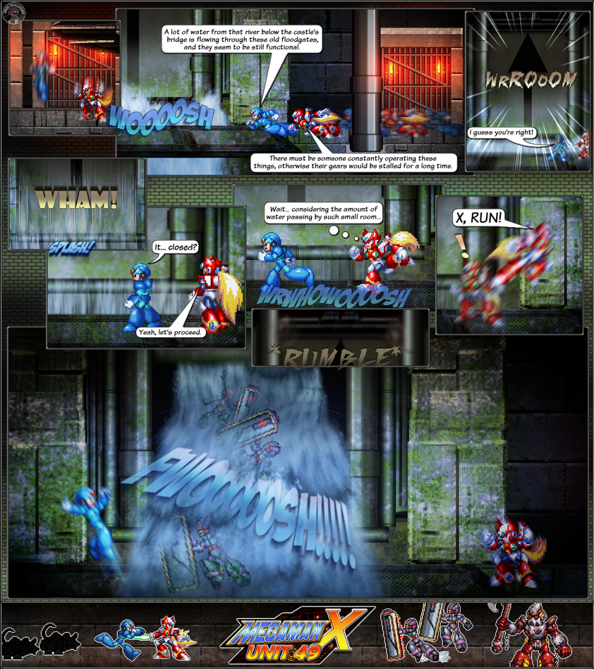 MMX:U49 - S1Ch10: The Sewers (Page 7) by IrregularSaturn