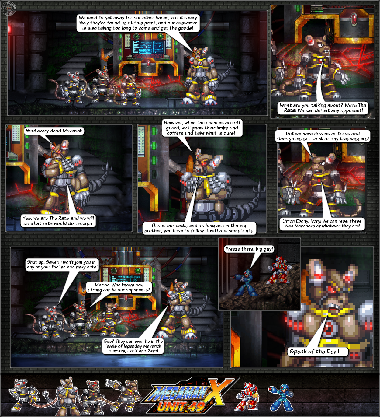 MMX:U49 - S1Ch11: Cat and Mice (Page 1) by IrregularSaturn