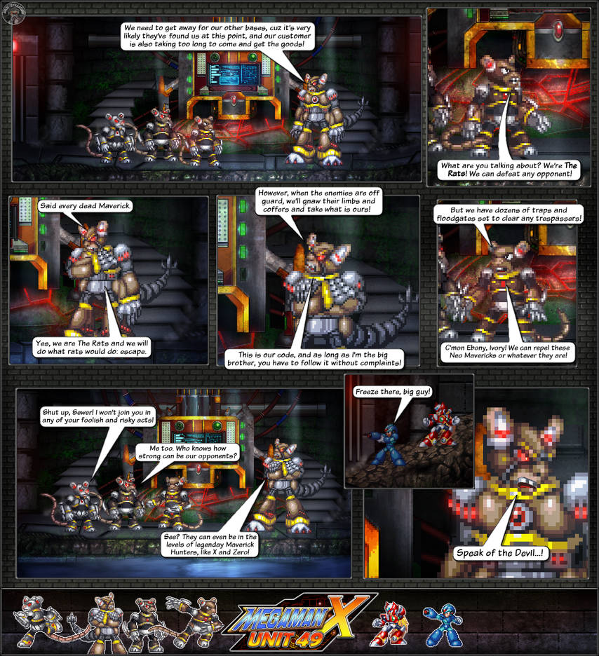 MMX:U49 - S1Ch11: Cat and Mice (Page 1) by IrregularSaturn