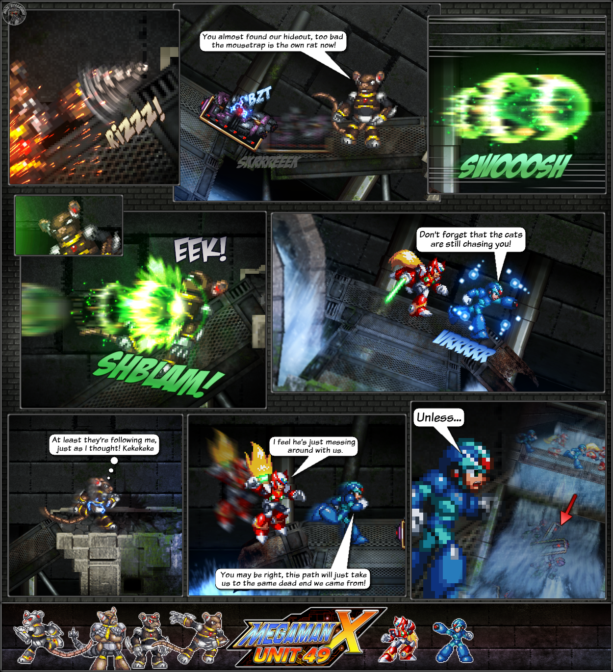 MMX:U49 - S1Ch11: Cat and Mice (Page 7) by IrregularSaturn
