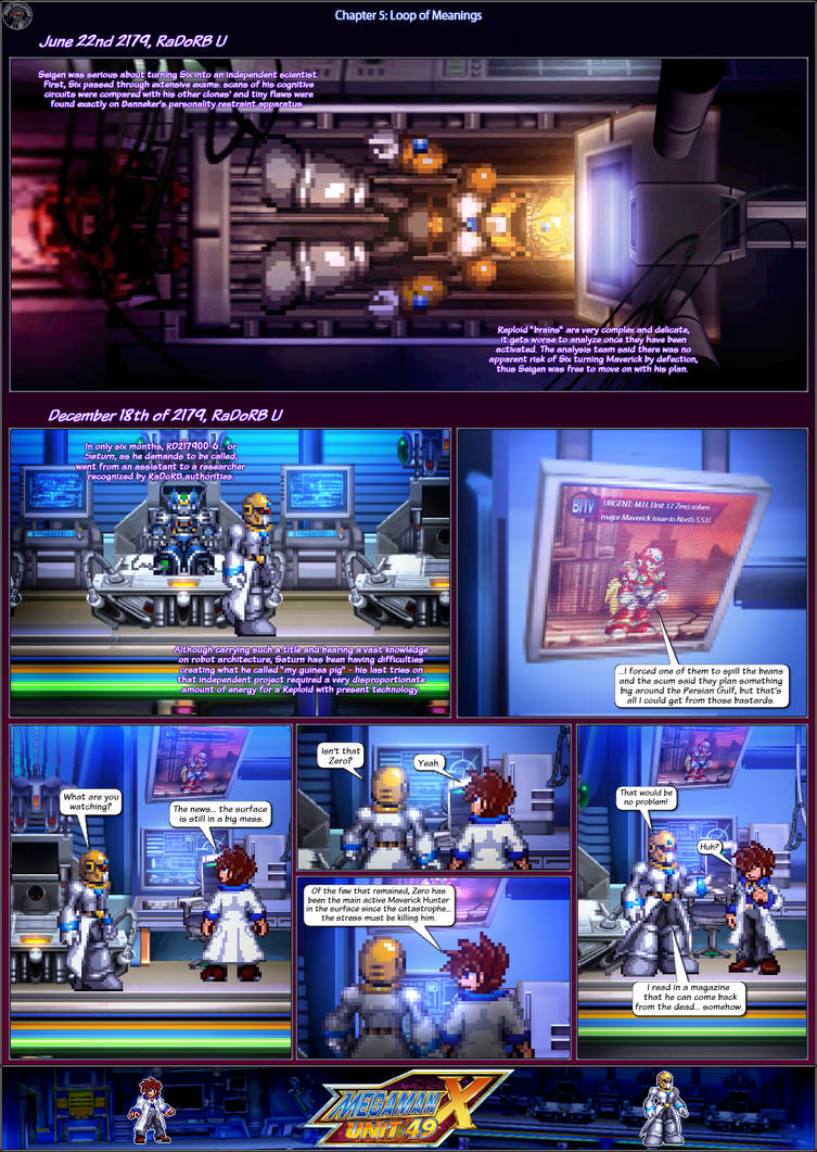MMXU49 S2C5: Loop of Meanings (Pg 1) by IrregularSaturn