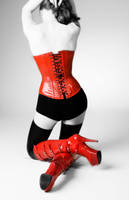 Lace and boots by NeciaNavine