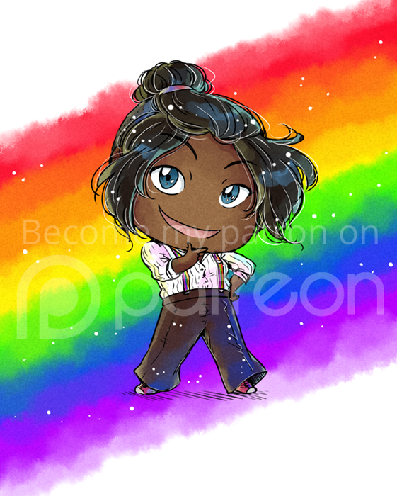 September 2018 Patreon Chibi by TriaElf9