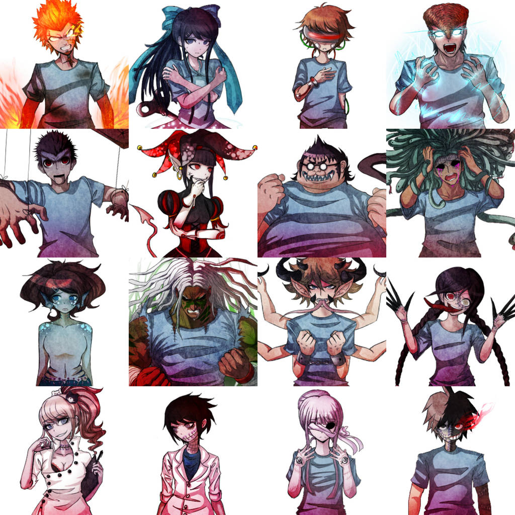 Dangan Ronpa Lab Au 78th Class Experiments By Fullmoonrose7 On Deviantart