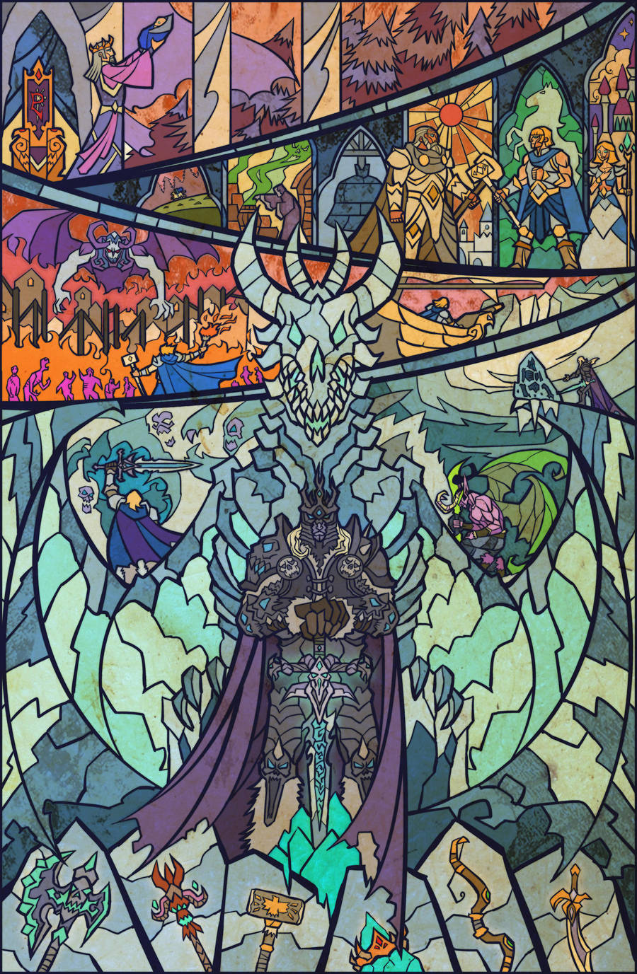 fall of Arthas by breath-art