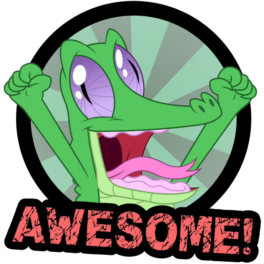 Gummy's AWESOME Badge by ZuTheSkunk