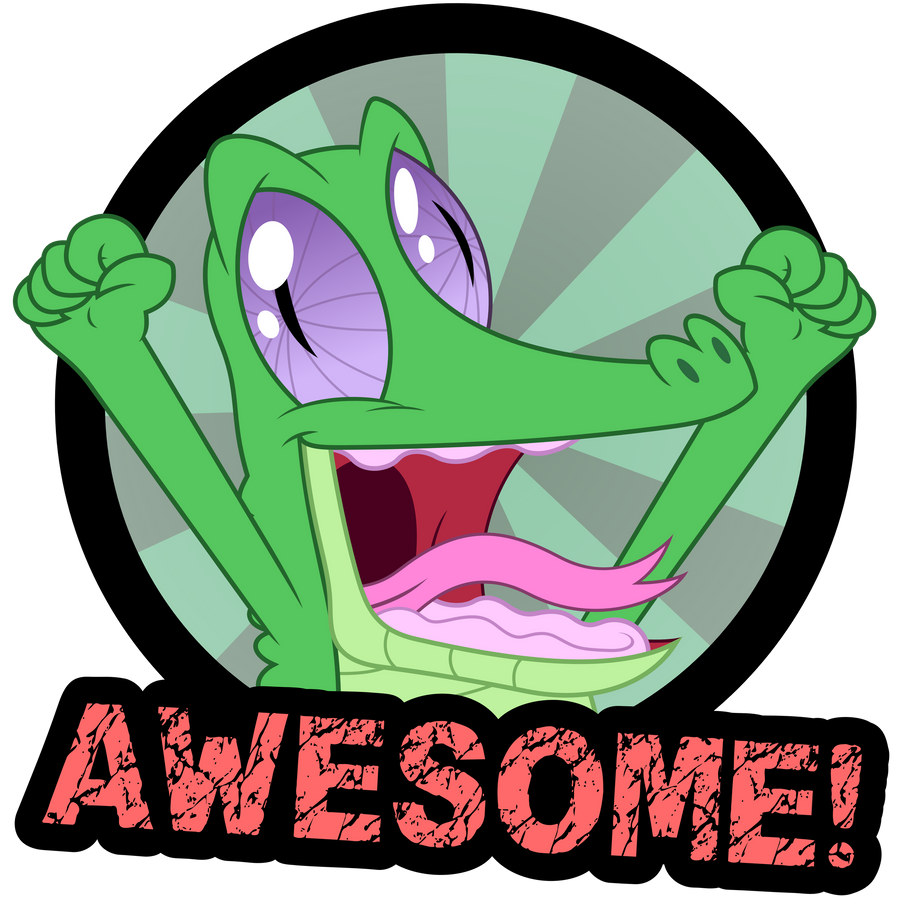 Gummy's AWESOME Badge by ZuTheSkunk