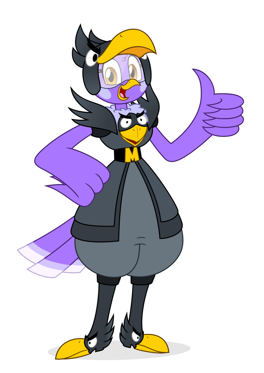 Melissa's Angry Raven costume (unused) by ZuTheSkunk