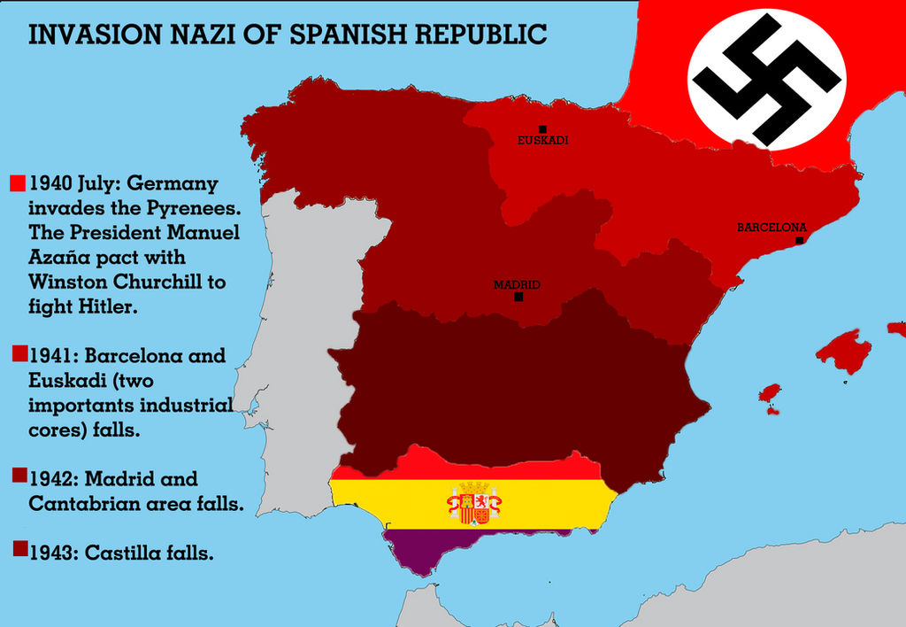 Invasion Nazi Of Spanish Republic By Dlink97 On DeviantArt