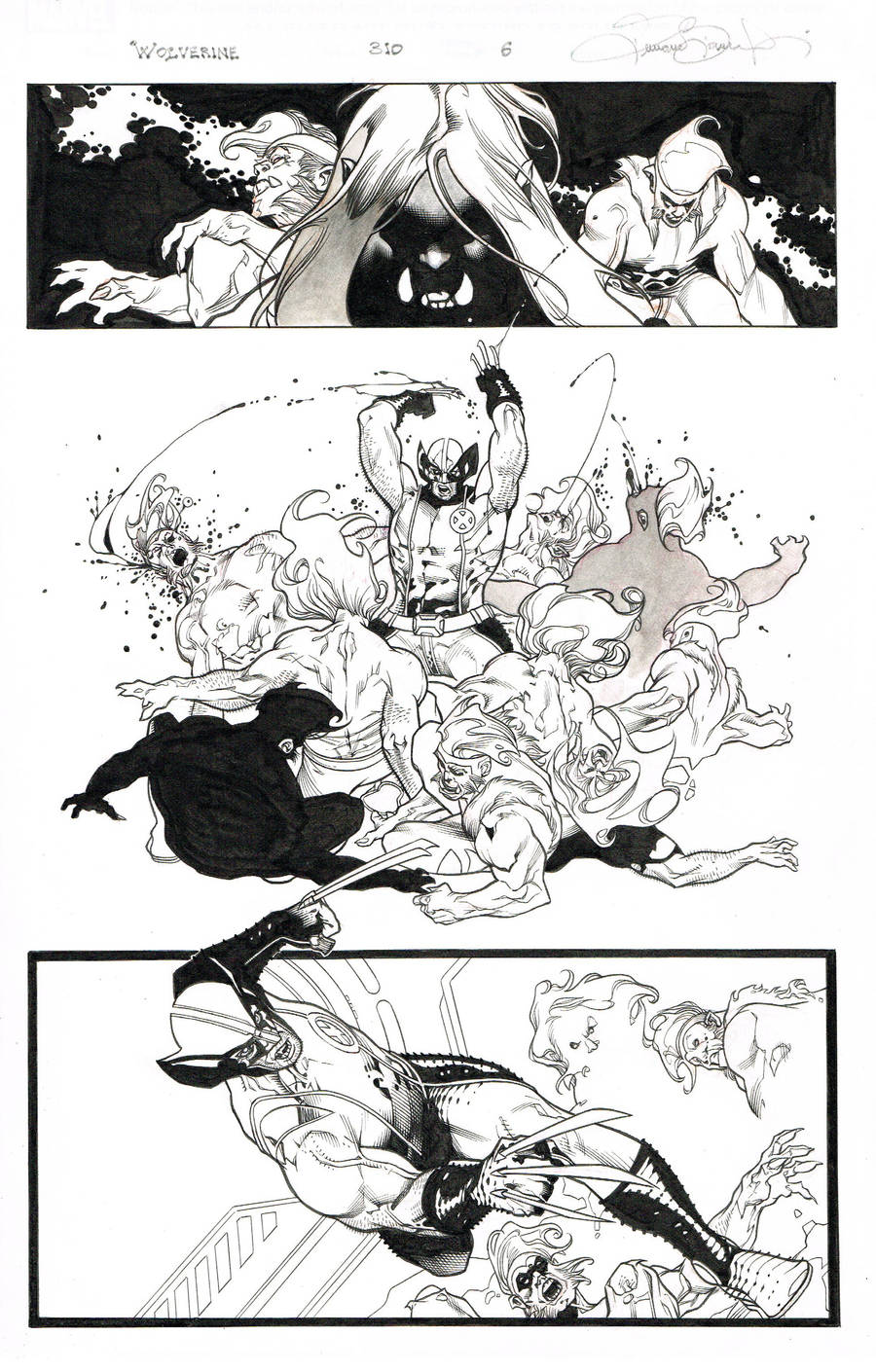 wolverine 311 pg 6 by MarkMorales
