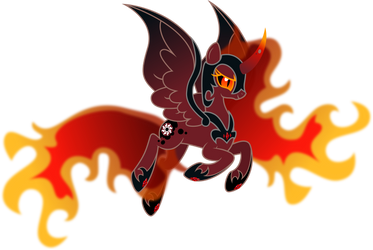 Fusion of Solar Flare and Nightmare Moon by Osipush