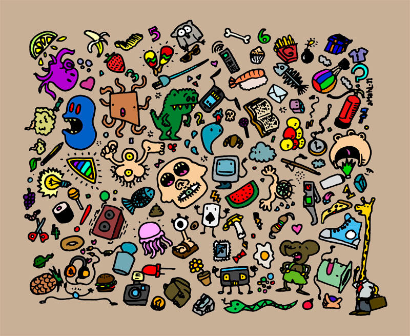 Doodles 01 by mazcunan