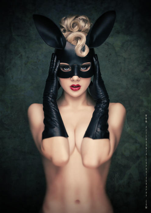 Black Bunny by miss-mosh