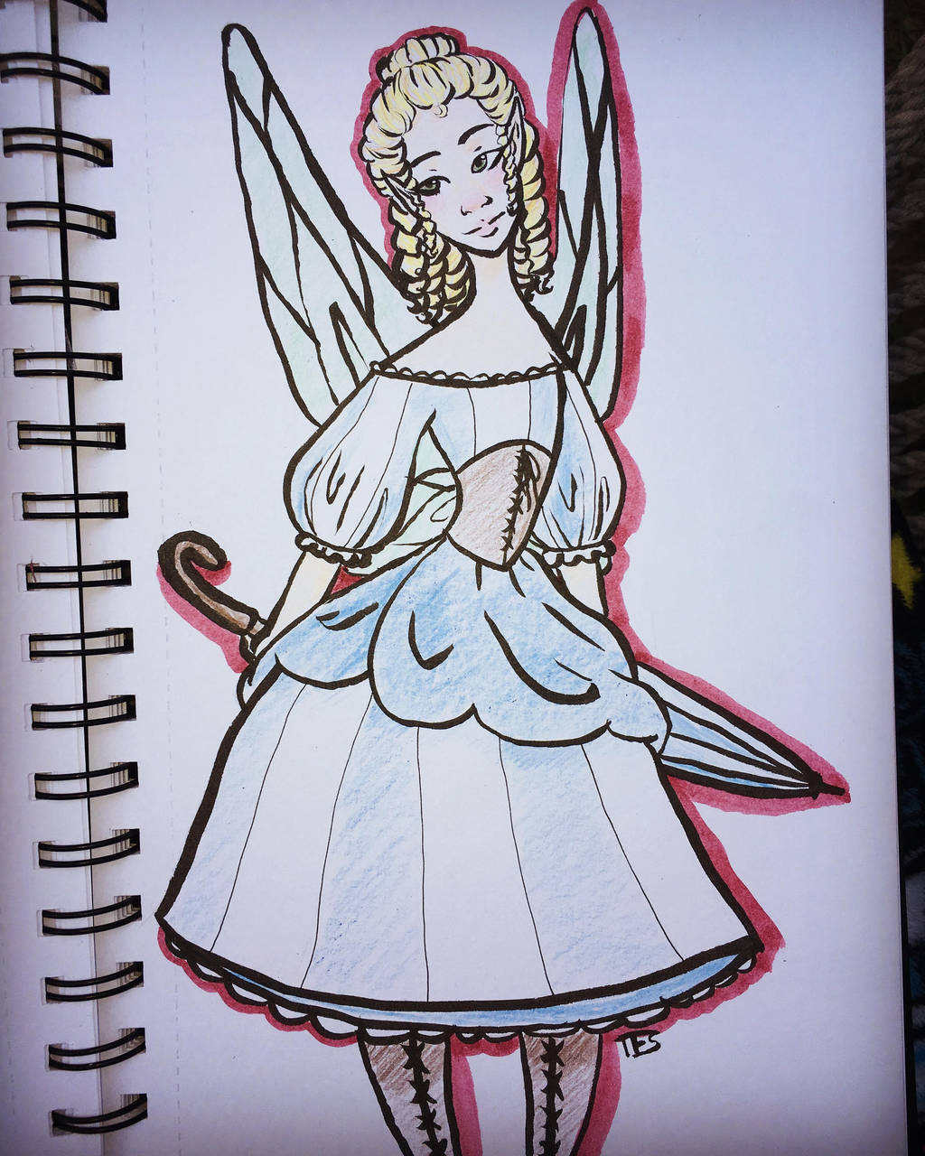 Old Fashioned Fairy By Sparrowdraws On Deviantart