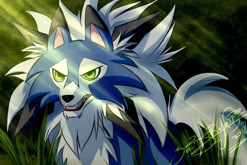 Lycanroc by Jei-Dinofelini