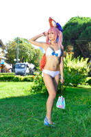 Caster Beach Queens Fate/Extra by LilithNagisaIV