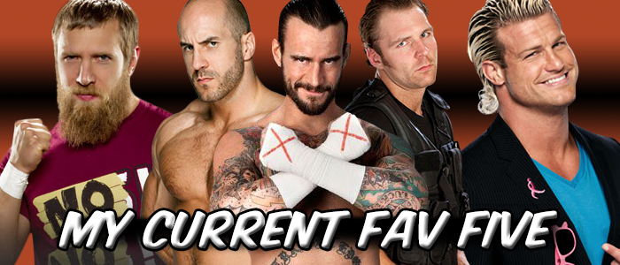 WRESTLING BANNERS: 30. Current Fav Five by CreamCrazy