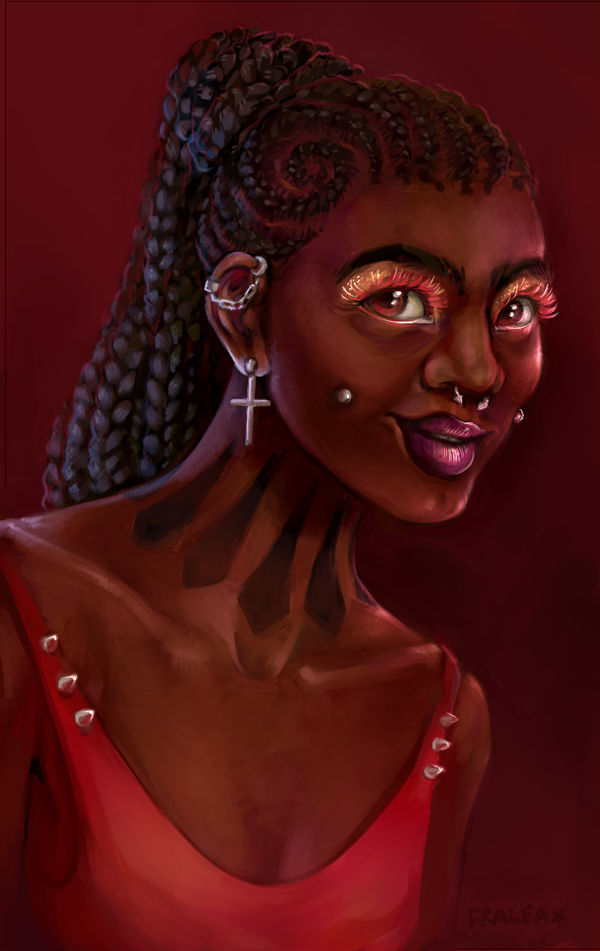 Ava headshot redux by fralea Ava headshot redux by fralea