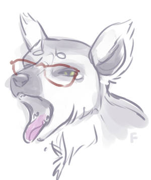 Yawning Alea by fralea Yawning Alea by fralea