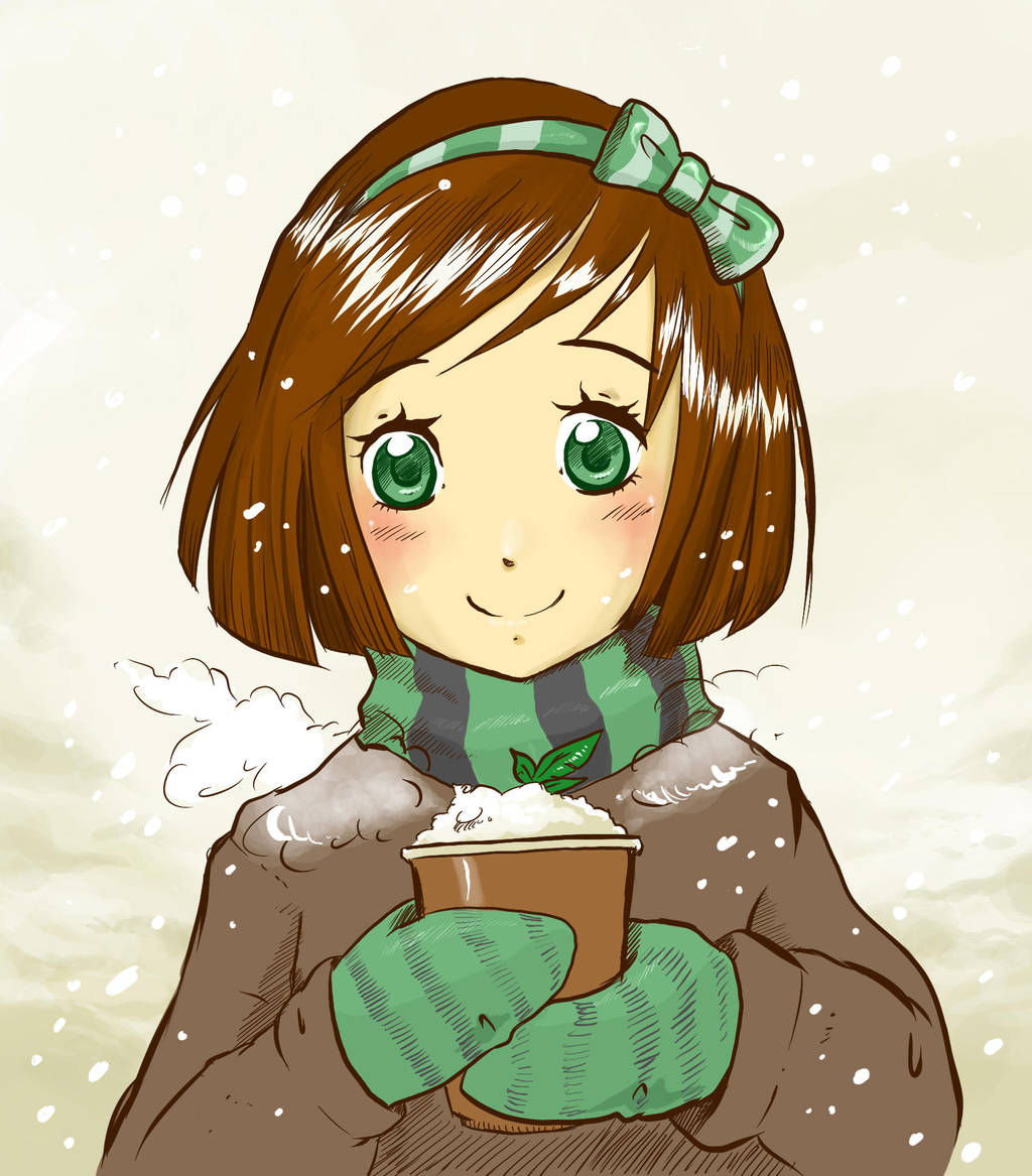 Mint hot chocolate by Paulina-AP