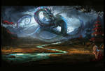 Shenlong the rainbringer by VampirePrincess007