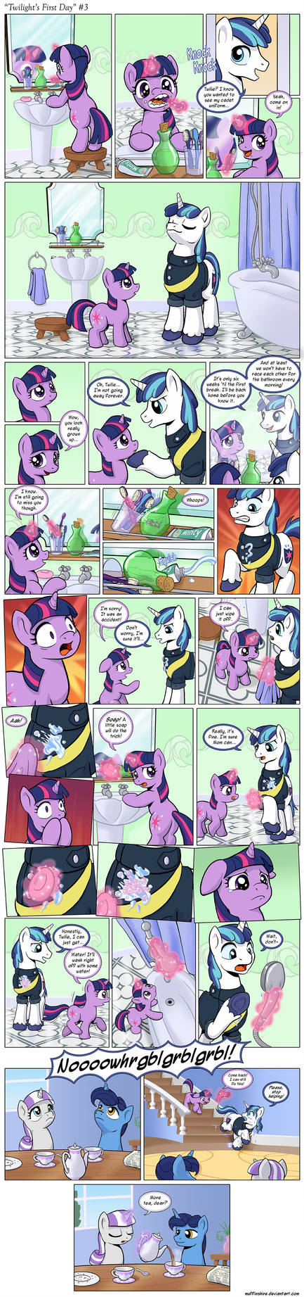 Comic - Twilight's First Day #3 by muffinshire