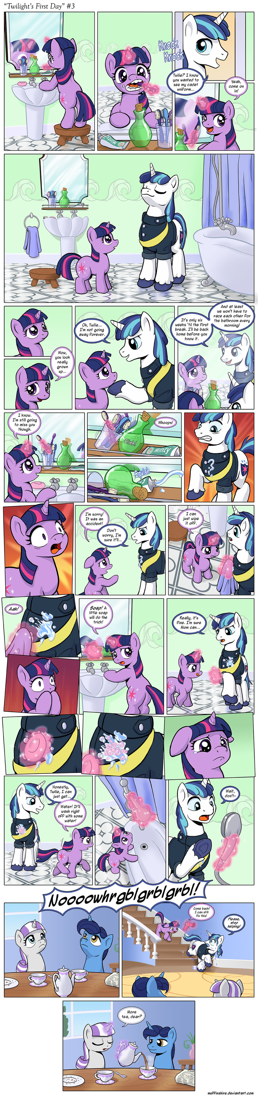 Comic - Twilight's First Day #3 by muffinshire