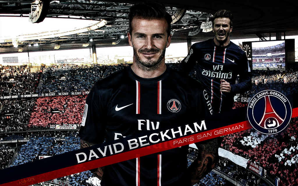 DAVID BECKHAM WALLPAPER PSG by AHDGFX on DeviantArt