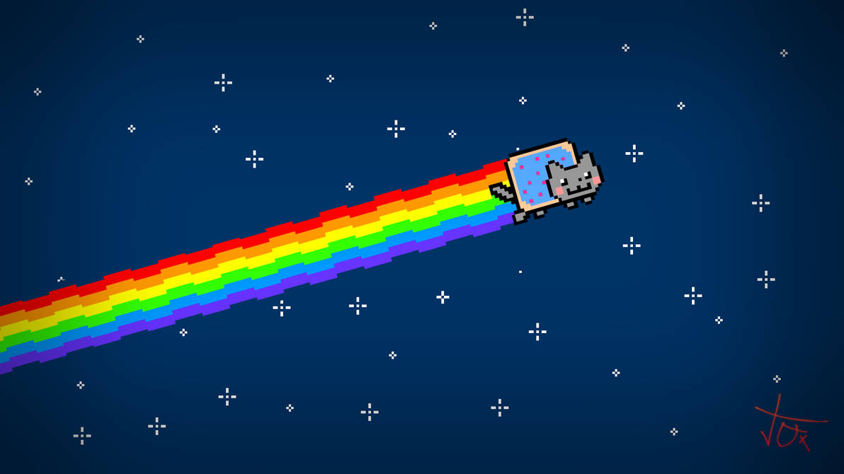 Blue Nyan Cat Hd Wallpaper 1920x1080 By Toxemiccarton On Deviantart