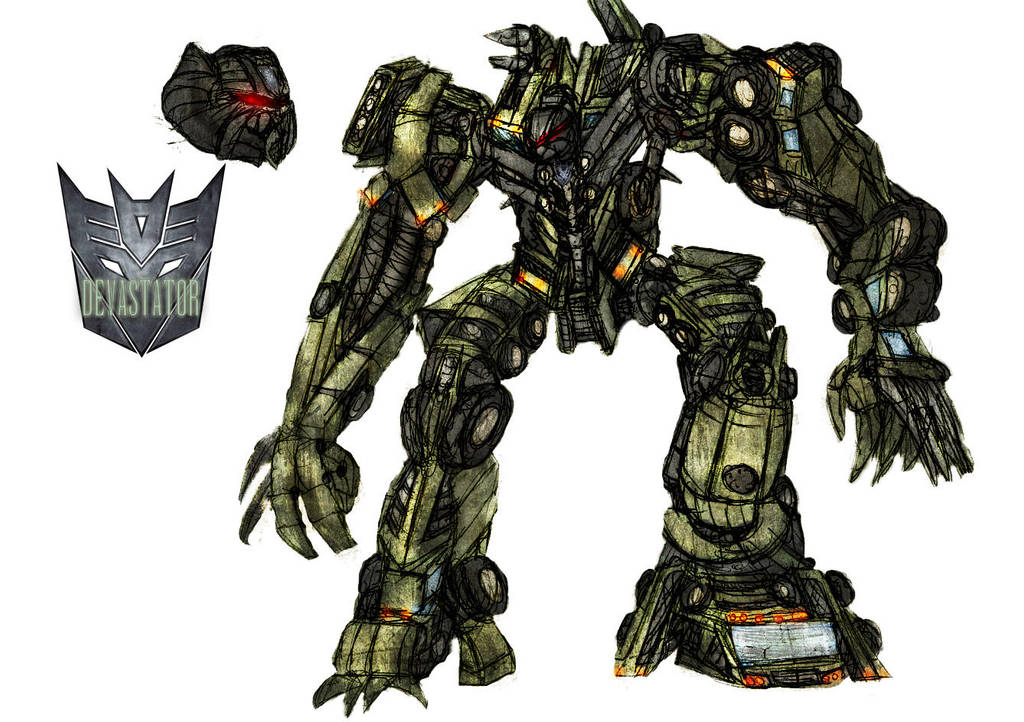 Devastator concept colored by Ra88 on DeviantArt