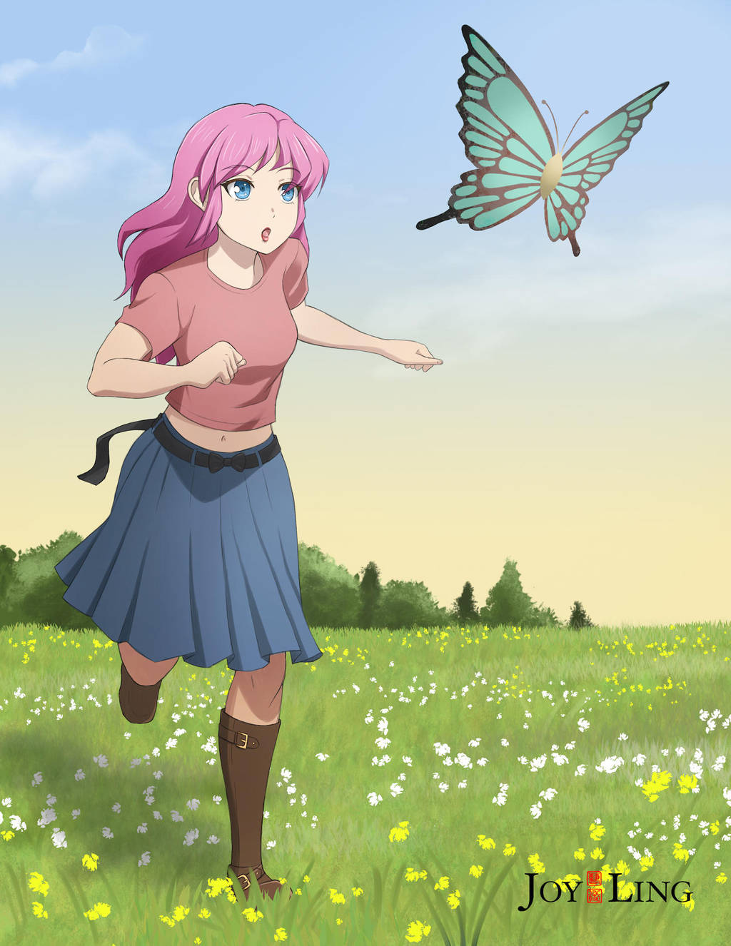 Butterfly Chaser by jcling
