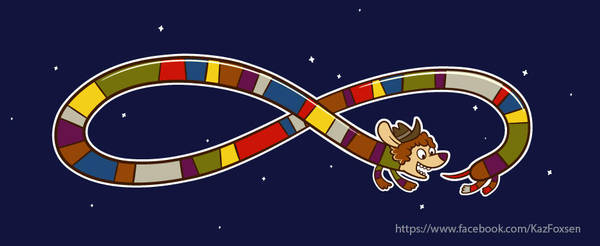 Fourth Doctor Scarf Dog Dachshund by KazFoxsen
