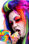 Rainbow Fright by rabidgirlscout