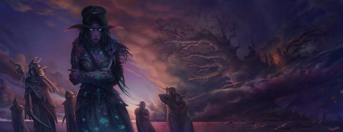 The tragedy of Teldrassil by Elizanel