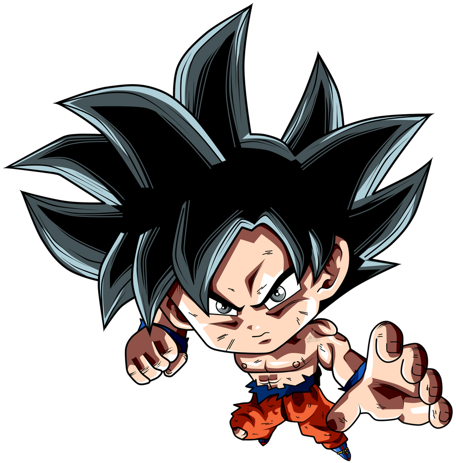 Chibi Goku Ultra Instinto by jaredsongohan on DeviantArt