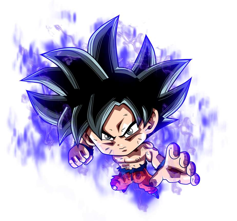 Chibi Goku Ultra Instinto kii by jaredsongohan on DeviantArt