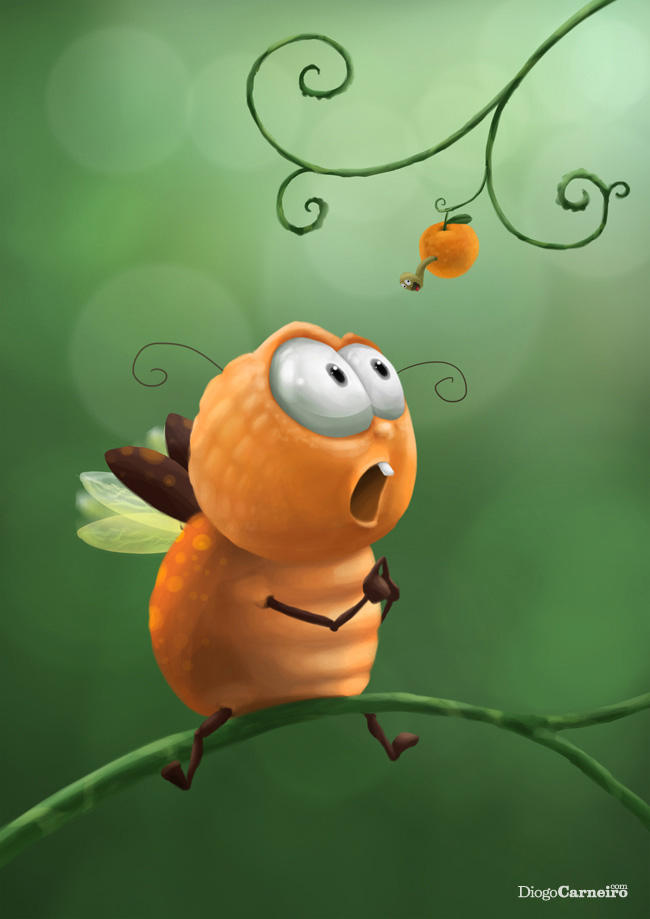 SpeedPainting - Orange Bug by diogocarneiro SpeedPainting - Orange Bug by diogocarneiro
